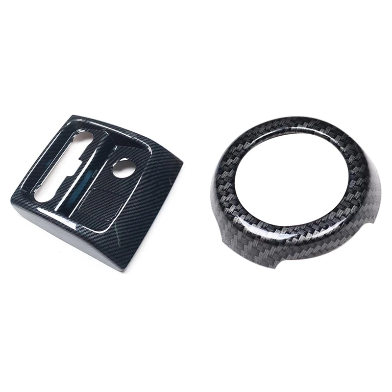 For Ford Ranger Everest Endeavor 2015+ Carbon Fiber Gear Shift Panel Knob Cover & Rear Air Conditioner Outlet Cover
For Ford Ranger Everest Endeavor 2015+ Carbon Fiber Gear Shift Panel Knob Cover & Rear Air Conditioner Outlet Cover