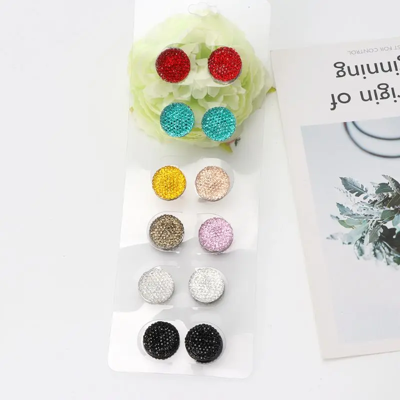 12 Pairs Muslim Multi-Use Rhinestone Magnetic Scarf Brooches Round Hijab Pins HX6F
12 Pairs Muslim Multi-Use Rhinestone Magnetic Scarf Brooches Round Hijab Pins HX6F