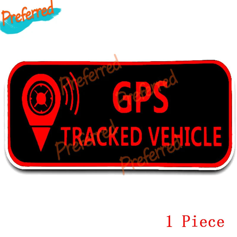 

Car Stickers Warning Sign GPS Automatic Tracking System High Quality Car Sticker Waterproof Sunscreen Vinyl PVC Decal