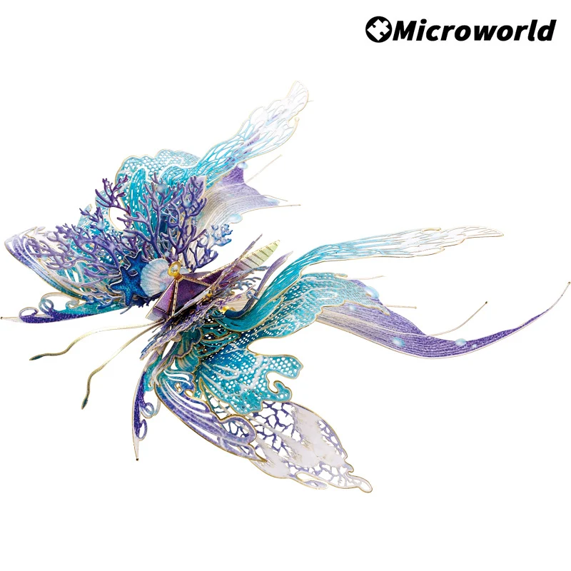 Металлический 3D-пазл Microworld модель дружбы с принтом бабочки наборы животных