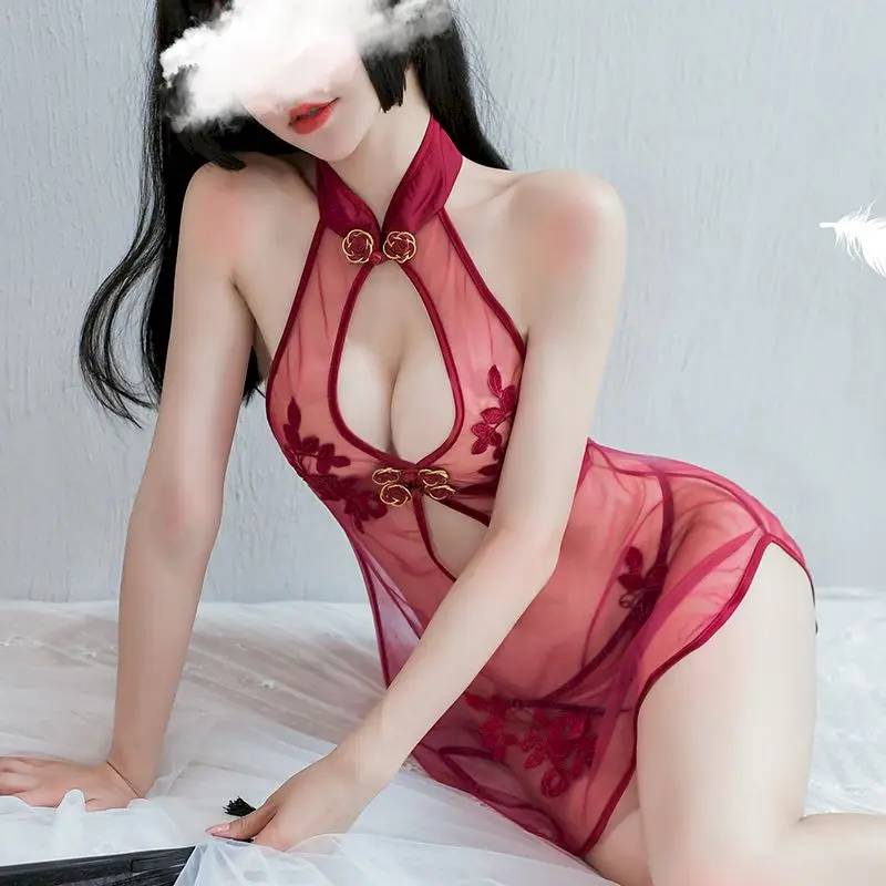 Stripper Clothes Women Exotic Lingerie Sets Slutty Sexy See-through Cheongsam Temptation Suit Passionate Teasing Bed Transparent
Stripper Clothes Women Exotic Lingerie Sets Slutty Sexy See-through Cheongsam Temptation Suit Passionate Teasing Bed Transparent