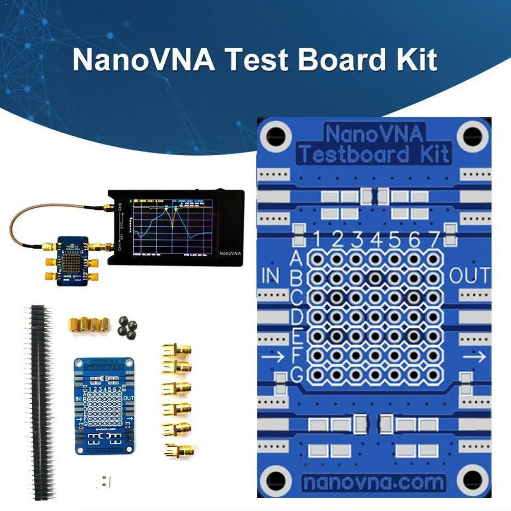 NanoVNA Testboard Sets Demo Board Plate Vector Network Testing Analyzer Pc66 X8Z1
NanoVNA Testboard Sets Demo Board Plate Vector Network Testing Analyzer Pc66 X8Z1