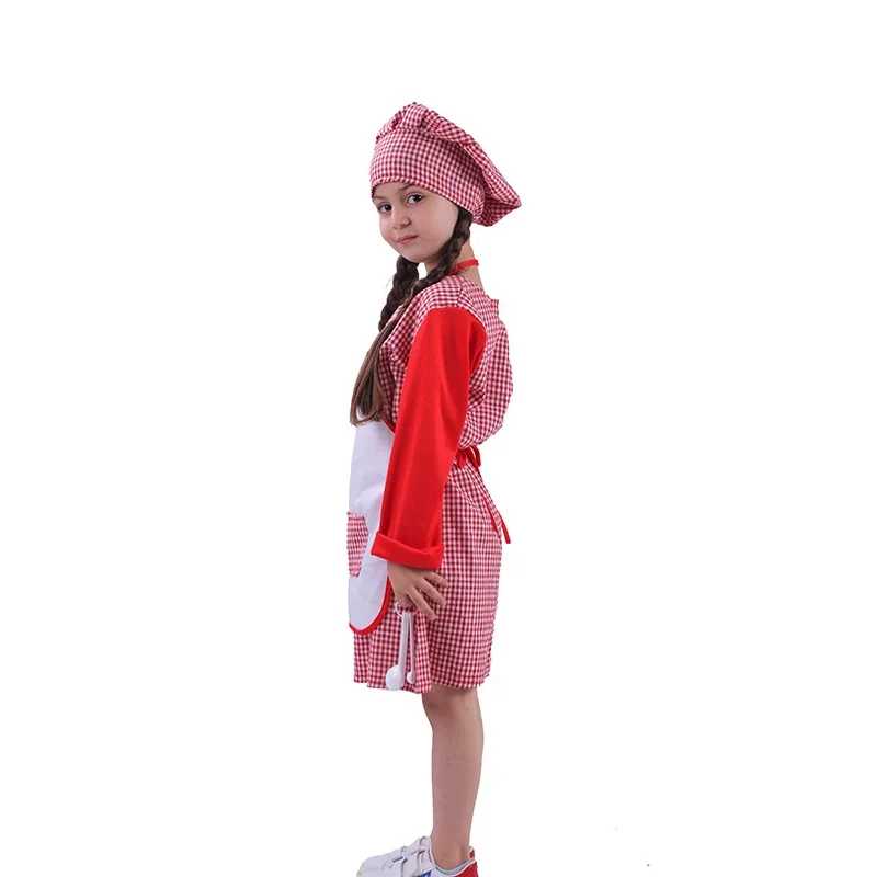Girls Cook Chef Professional Characters Party Role Play Dress Up Suit Hat Kids Halloween Cosplay Costume Children Apron Outfit
Girls Cook Chef Professional Characters Party Role Play Dress Up Suit Hat Kids Halloween Cosplay Costume Children Apron Outfit