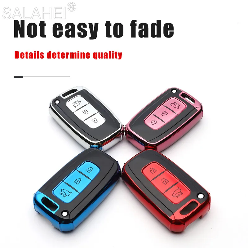 Soft TPU Car Key Cover Case For Hyundai Solaris HB20 Veloster SR IX35 Accent Elantra i30 For Kia RIO K2 K3 Sportage Accessories
Soft TPU Car Key Cover Case For Hyundai Solaris HB20 Veloster SR IX35 Accent Elantra i30 For Kia RIO K2 K3 Sportage Accessories
