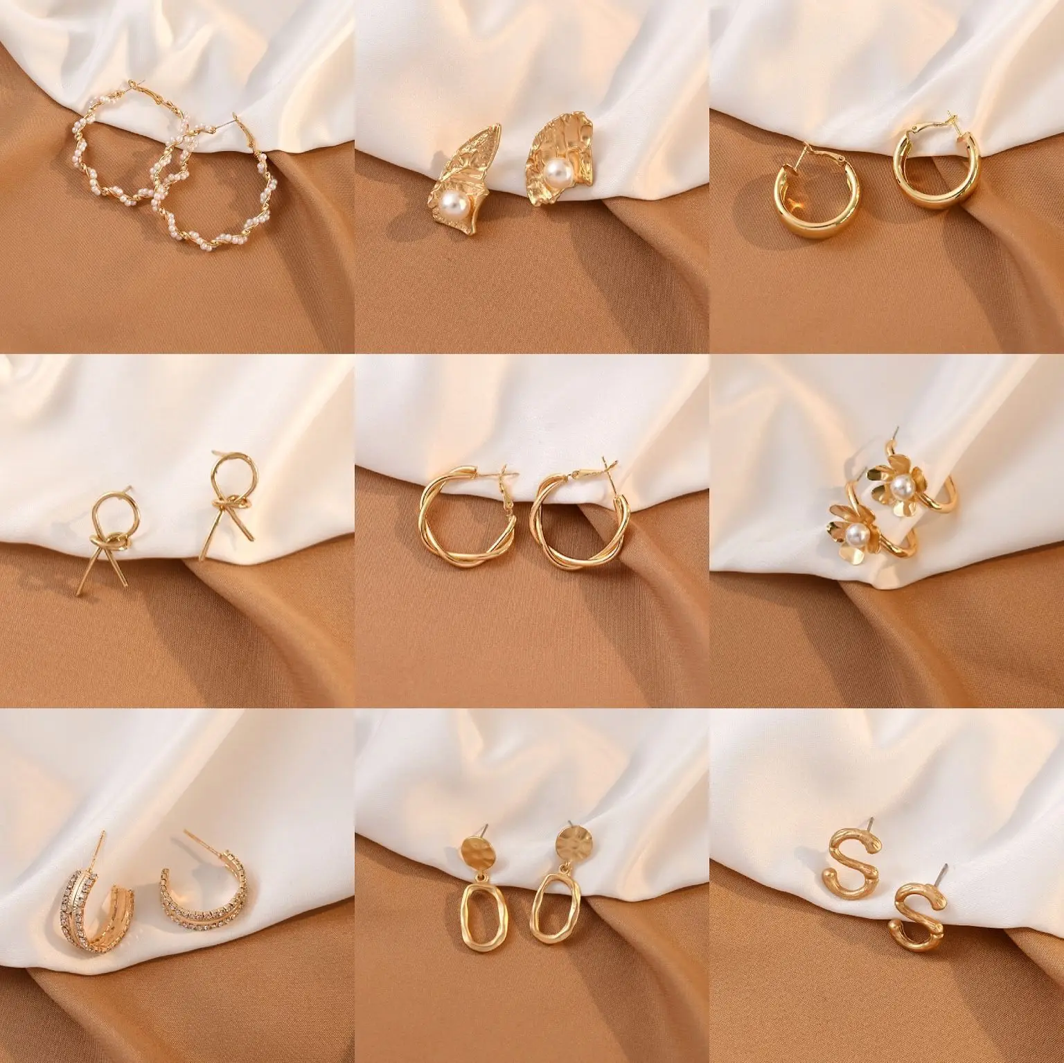 New temperament retro metal earrings simple French earrings geometric exaggerated personality dumb gold earrings earrings
New temperament retro metal earrings simple French earrings geometric exaggerated personality dumb gold earrings earrings