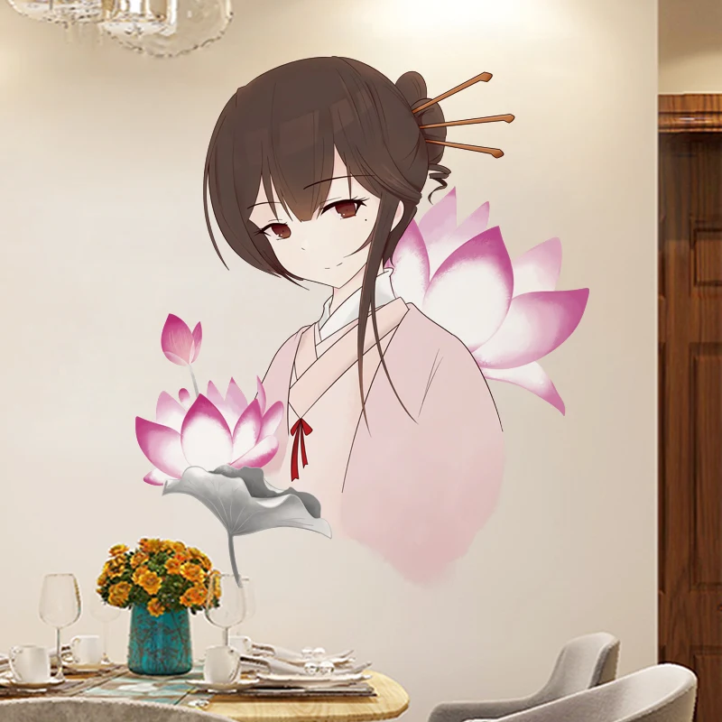 Classical Girl Wall Stickers Girl Heart Bedroom Room Decoration Living Room Corridor Wall Decoration Creative Chinese Mural
Classical Girl Wall Stickers Girl Heart Bedroom Room Decoration Living Room Corridor Wall Decoration Creative Chinese Mural