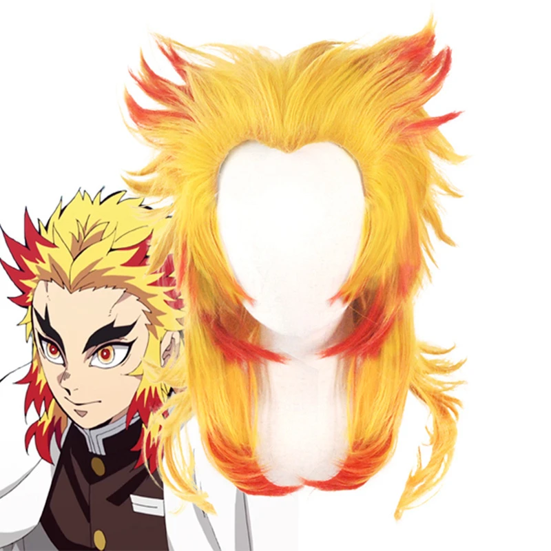 Rengoku Kyoujurou косплей парик убийца демонов: киметасу нет Yaiba Senjurou синтетические золотые термостойкие волосы парик для Хэллоуина
Rengoku Kyoujurou косплей парик убийца демонов: киметасу нет Yaiba Senjurou синтетические золотые термостойкие волосы парик для Хэллоуина