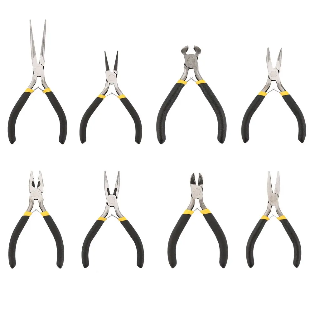 8 Style Pliers Light Weight Portable Durable Carbon Steel Forging Jewellery Making Beading Mini Pliers Tool Round Flat Long Nose
8 Style Pliers Light Weight Portable Durable Carbon Steel Forging Jewellery Making Beading Mini Pliers Tool Round Flat Long Nose