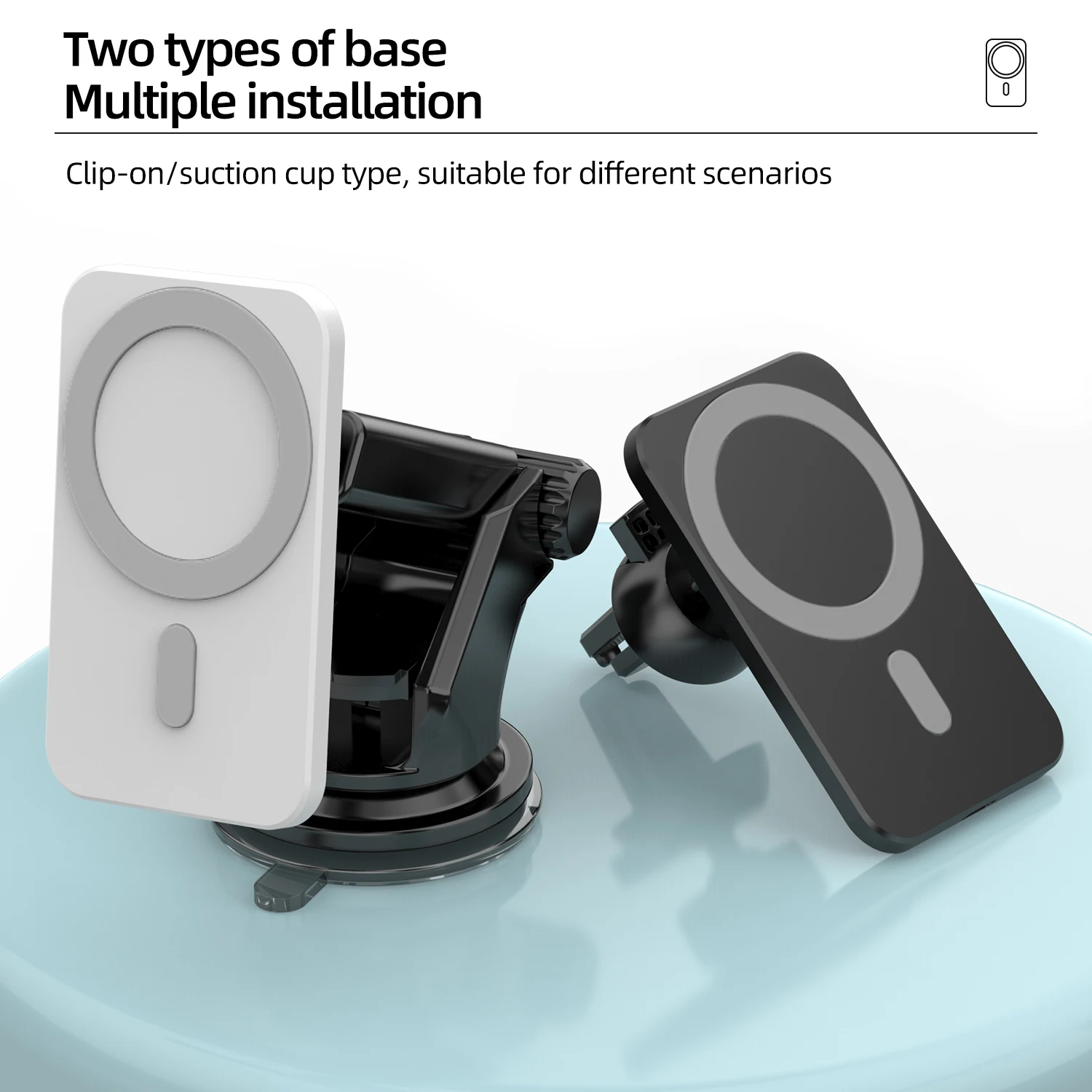 GTWIN 10W Strong Magnetic Wireless Car Charger Mount Stand For iPhone 12 ProMax 12Mini 12Pro Wireless Charger Car Phone Holder
GTWIN 10W Strong Magnetic Wireless Car Charger Mount Stand For iPhone 12 ProMax 12Mini 12Pro Wireless Charger Car Phone Holder