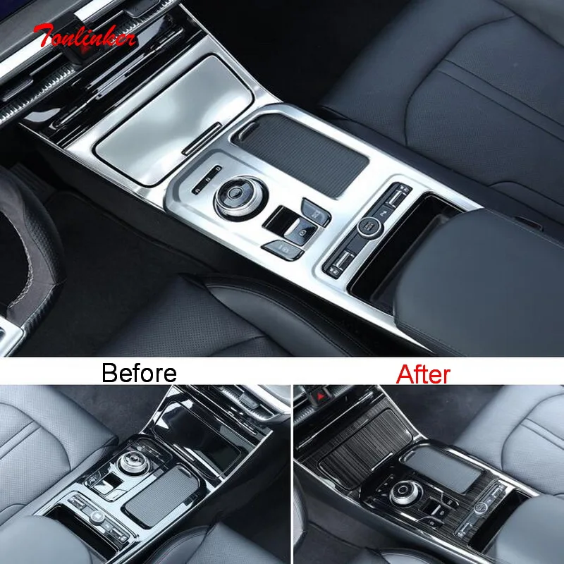 Tonlinker Interior Car Gear Panel Cover Stickers For KIA K5 OPTIMA 2020-21 Car Styling 1/2 PCS Stainless steel Cover Stickers
Tonlinker Interior Car Gear Panel Cover Stickers For KIA K5 OPTIMA 2020-21 Car Styling 1/2 PCS Stainless steel Cover Stickers