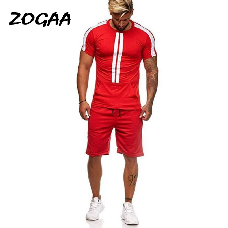 Костюм спортивный мужской ZOGAA, с коротким рукавом, в полоску, спортивный костюм большого размера, горячая распродажа
Костюм спортивный мужской ZOGAA, с коротким рукавом, в полоску, спортивный костюм большого размера, горячая распродажа