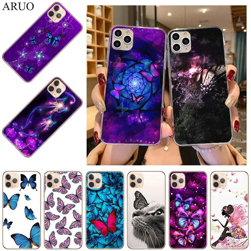 Phone Case For iPhone 13 12 11 Pro XS Max 7 8 6 6s Plus 13Mini SE2020 X XR Night Flower Butterfly Soft TPU Silicone Cases Cover
Phone Case For iPhone 13 12 11 Pro XS Max 7 8 6 6s Plus 13Mini SE2020 X XR Night Flower Butterfly Soft TPU Silicone Cases Cover