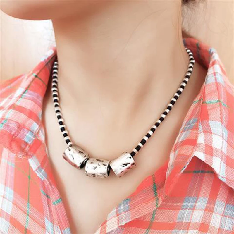 Плетеное вручную ожерелье на удачу из Чиангмай богатство вращающаяся цепочка до ключиц ретро старая Этническая стильная цепочка до ключиц ... 
Плетеное вручную ожерелье на удачу из Чиангмай богатство вращающаяся цепочка до ключиц ретро старая Этническая стильная цепочка до ключиц ...