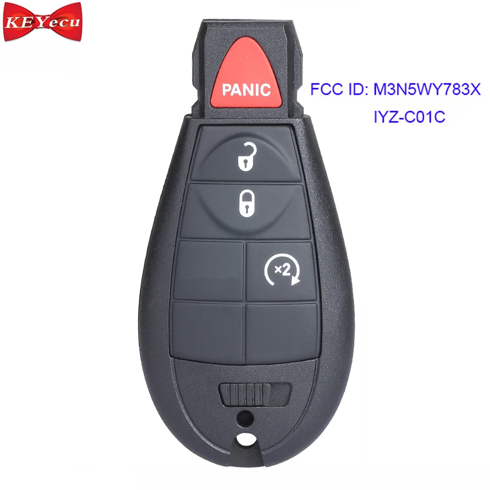 KEYECU Keyless Go for Dodge Grand Caravan Charger Durango Journey for Ram Remote Key Fob M3N5WY783X IYZ-C01C
KEYECU Keyless Go for Dodge Grand Caravan Charger Durango Journey for Ram Remote Key Fob M3N5WY783X IYZ-C01C
