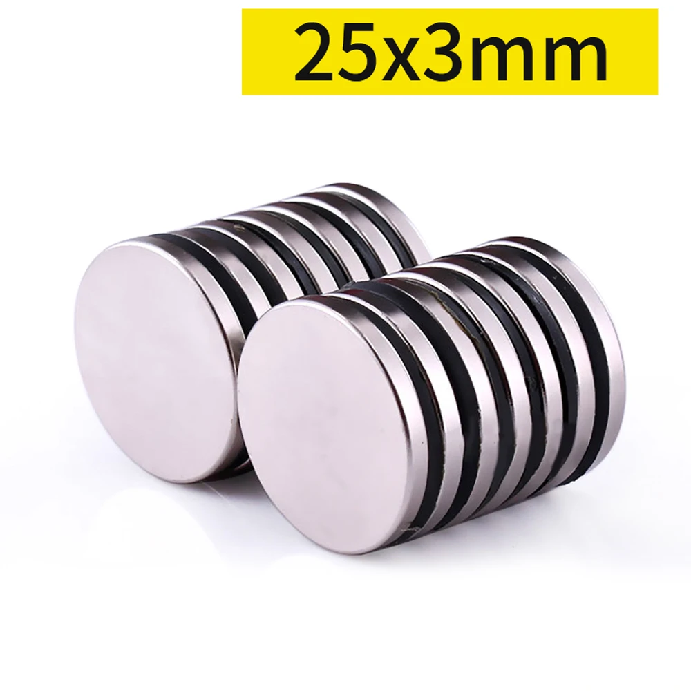 5 10 20 50PCS/Lot 25x3mm Magnet Round Magnet Strong magnets Rare Earth Neodymium Magnet N35
5 10 20 50PCS/Lot 25x3mm Magnet Round Magnet Strong magnets Rare Earth Neodymium Magnet N35