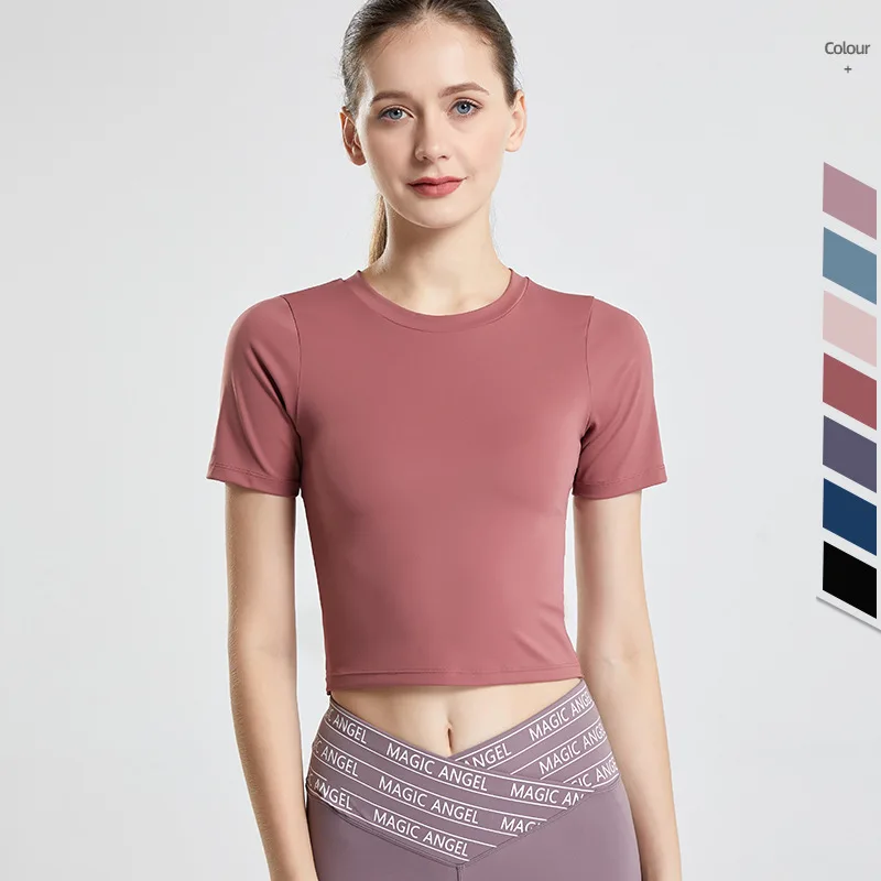 2022 new yoga clothes short-sleeved nude navel open back yoga sports top women's self-cultivation quick-drying fitness t-shirt
2022 new yoga clothes short-sleeved nude navel open back yoga sports top women's self-cultivation quick-drying fitness t-shirt