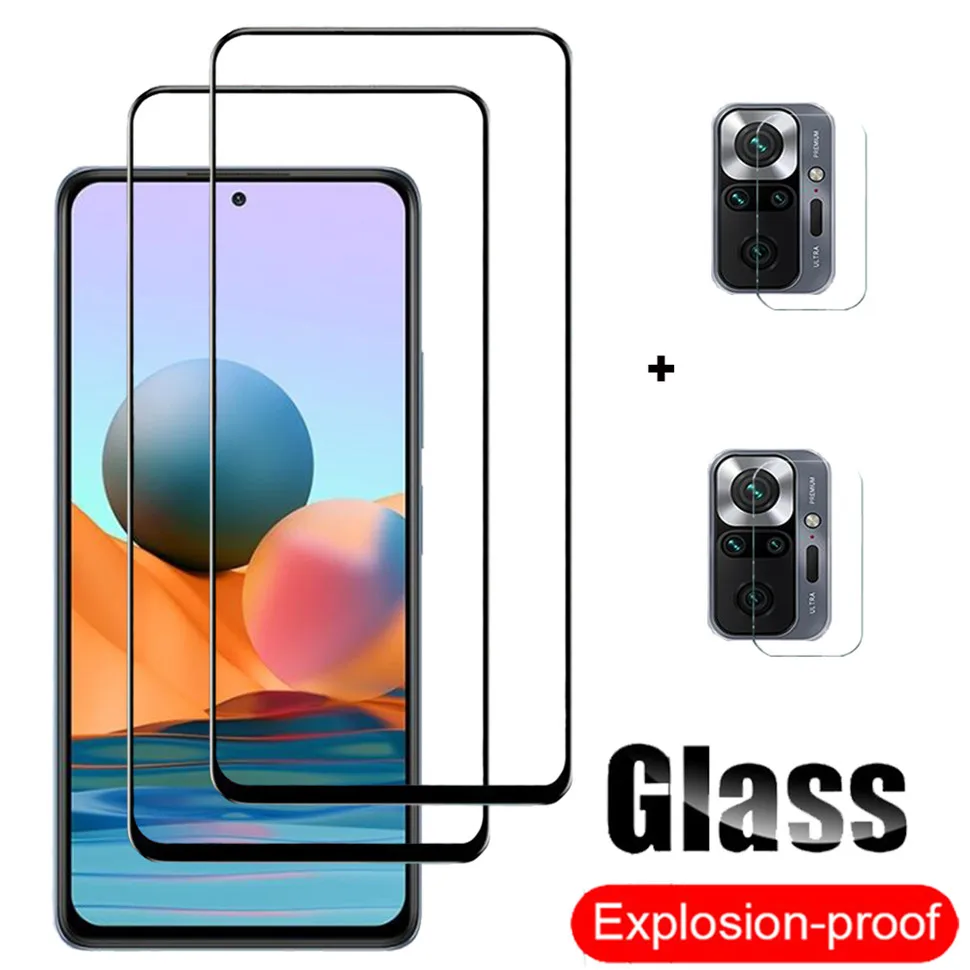 9D защитное стекло на Xiaomi Redmi Note 10 Pro закаленное Note10 Glass 10S нот защита для экрана 5G