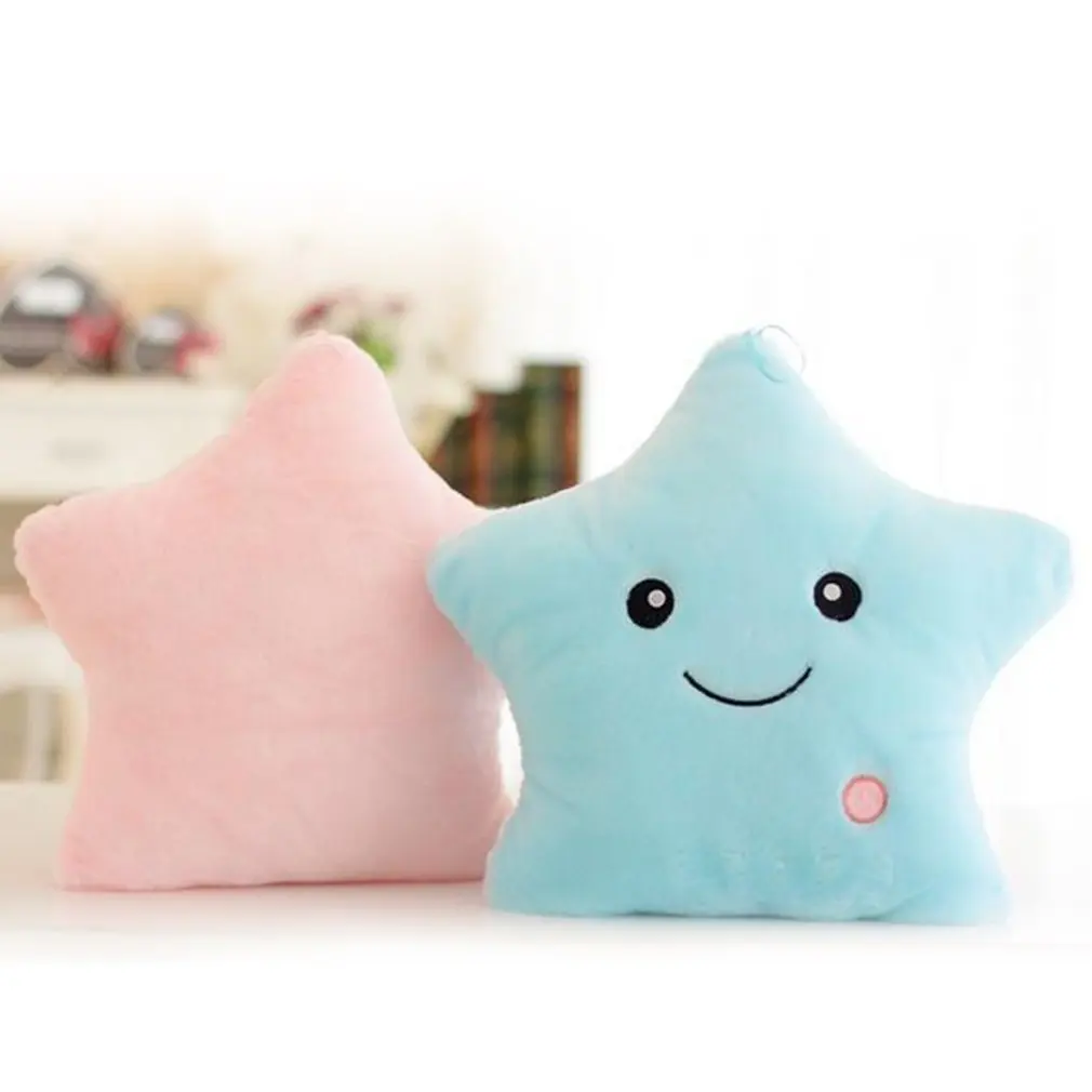 2021 Creative Toy Luminous Pillow Soft Stuffed Plush Glowing Colorful Stars Cushion Led Light Toys Gift For Kids Children Girls 
2021 Creative Toy Luminous Pillow Soft Stuffed Plush Glowing Colorful Stars Cushion Led Light Toys Gift For Kids Children Girls