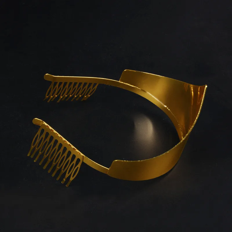 Gold Tiara Crown Metal Headwear Crown Hairpin Woman Costume Halloween Adult Womens Cosplay Props
Gold Tiara Crown Metal Headwear Crown Hairpin Woman Costume Halloween Adult Womens Cosplay Props