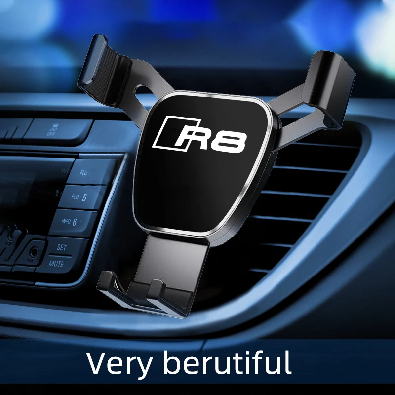 New Car Air Outlet-Holder for Audi R8 Mobile Phone Car logo Car Navigation Smartphone stand Automotive interior accessories
New Car Air Outlet-Holder for Audi R8 Mobile Phone Car logo Car Navigation Smartphone stand Automotive interior accessories