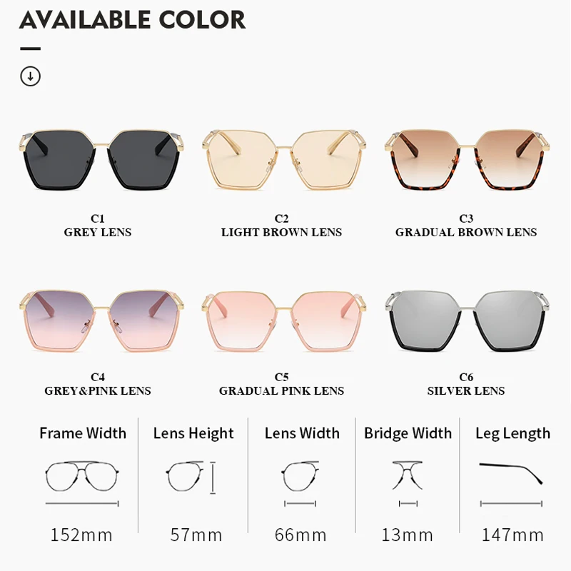 Fashion Oversized Hexagon Sunglasses Women 2020 Luxury Brand Design Chain Frame Pink Lens Sun Glasses Shades Lady Oculos de sol
Fashion Oversized Hexagon Sunglasses Women 2020 Luxury Brand Design Chain Frame Pink Lens Sun Glasses Shades Lady Oculos de sol