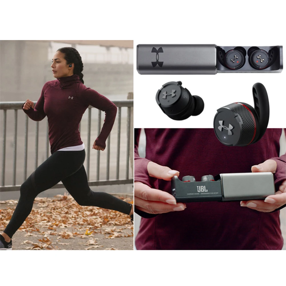 JBL мкА FLASH Ture беспроводные Bluetooth спортивные наушники водонепроницаемые для бега с