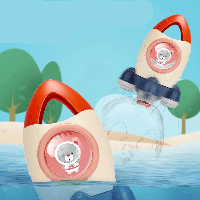 Игрушки для ванны, Мультяшные Игрушки для ванны с ракетами, распознавание формы для малышей и детей, вращающийся распылитель воды для детей
Игрушки для ванны, Мультяшные Игрушки для ванны с ракетами, распознавание формы для малышей и детей, вращающийся распылитель воды для детей