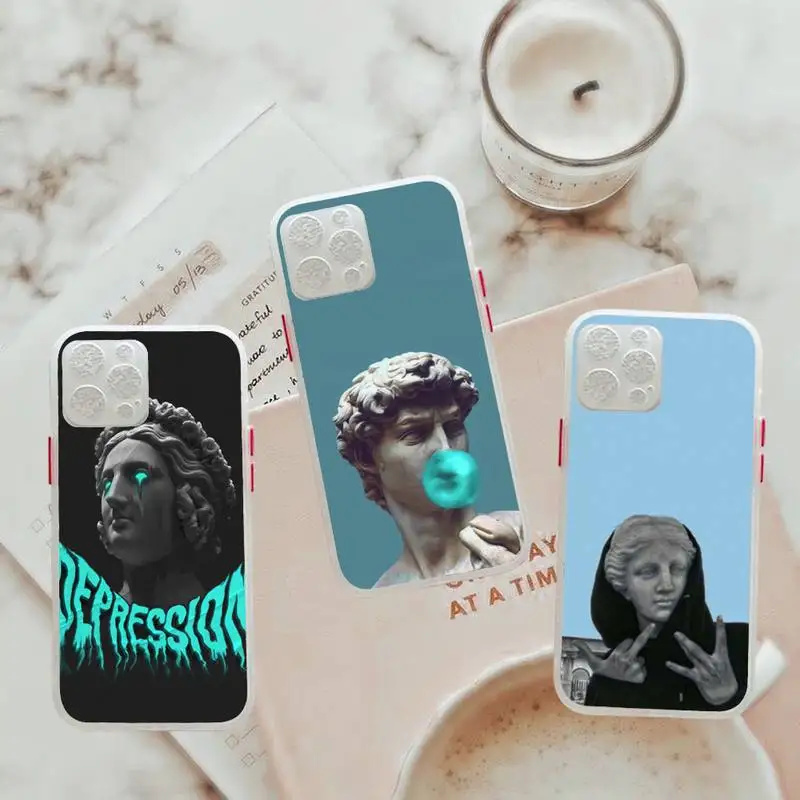 David medusa aesthetic art statue hand Mona Lisa Phone Case For iPhone 12 11 Mini Pro XR XS Max 7 8 Plus X Matte transparent
David medusa aesthetic art statue hand Mona Lisa Phone Case For iPhone 12 11 Mini Pro XR XS Max 7 8 Plus X Matte transparent