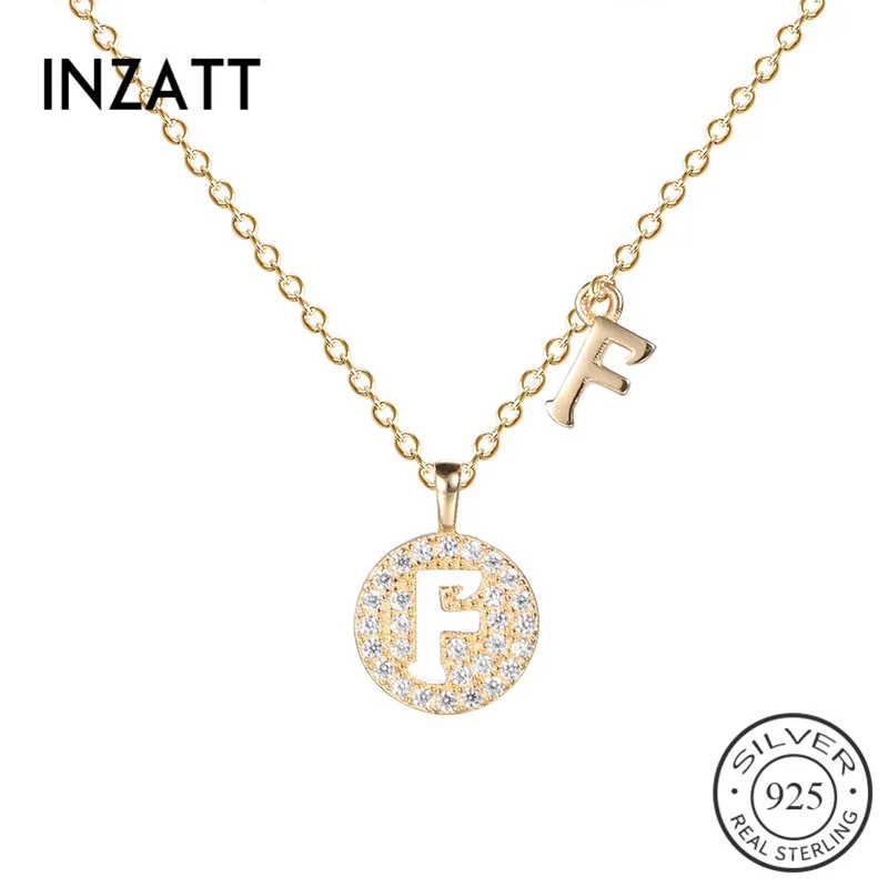 INZATT Real 925 Sterling Silver Hollow Letter Round Pendant Choker Necklace For Fashion Women party Fine Jewelry Accessories
INZATT Real 925 Sterling Silver Hollow Letter Round Pendant Choker Necklace For Fashion Women party Fine Jewelry Accessories