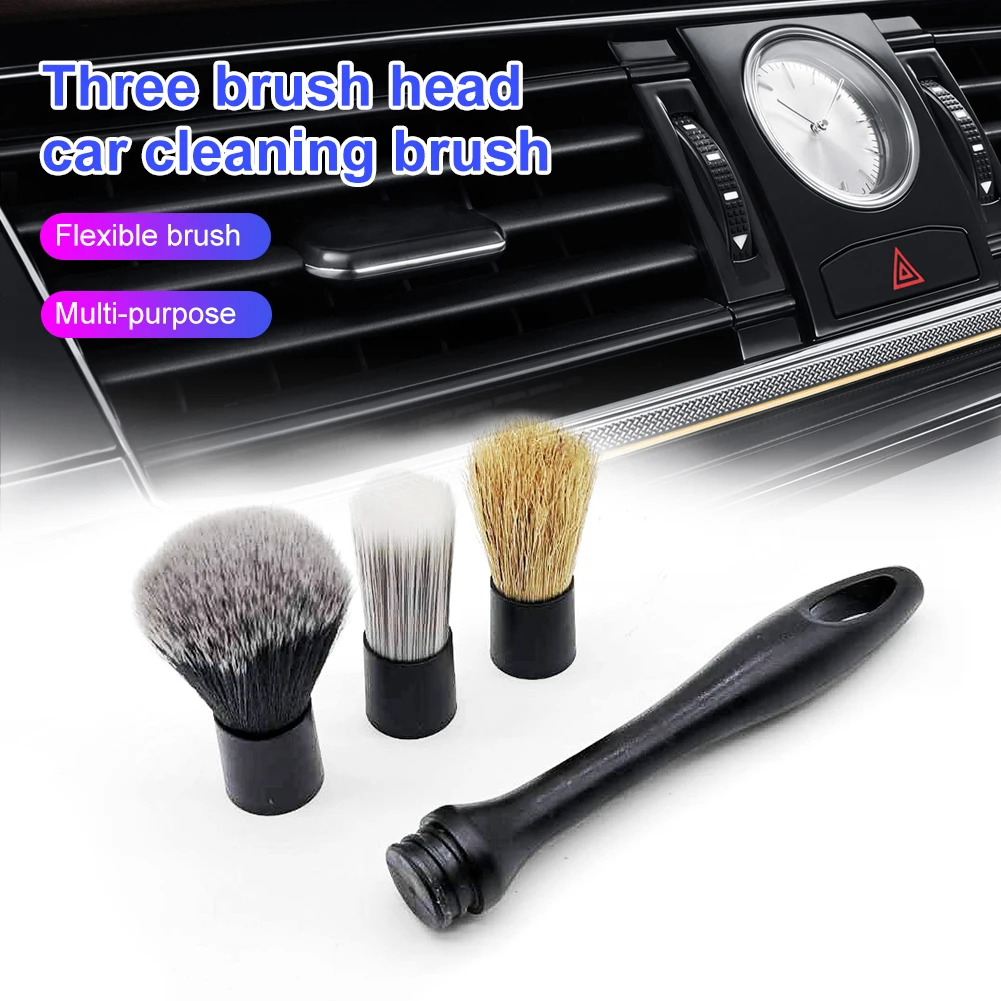 Replaceable Car Beauty Details Brush Soft Wire Dust Gap Cleaning Interior Air Conditioning Air Outlet Cleaning ABS Brush Handle
Replaceable Car Beauty Details Brush Soft Wire Dust Gap Cleaning Interior Air Conditioning Air Outlet Cleaning ABS Brush Handle
