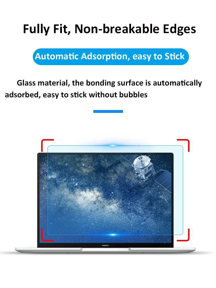 Защитная пленка для экрана UDMA Matte Anti Glare/Blue Tempered Glass Film Screen Protector 2021 для MateBook 13s 14s D14 D15 MagicBook V 14 15 16 HUAWEI/HONOR.