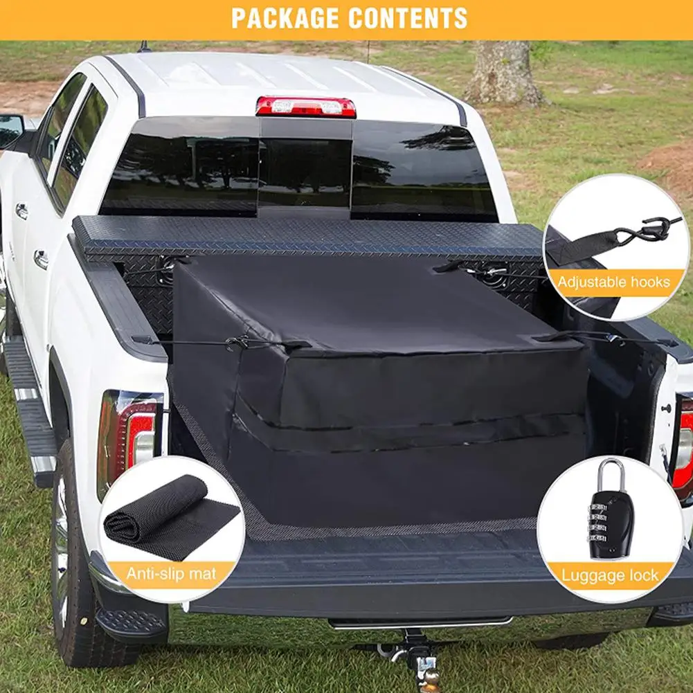 

Heavy-duty Waterproof Truck Bag Durable Car Truck Tail Bag Universal Pickup Truck Roof Box Sunscreen Car Trunk Storage Bag