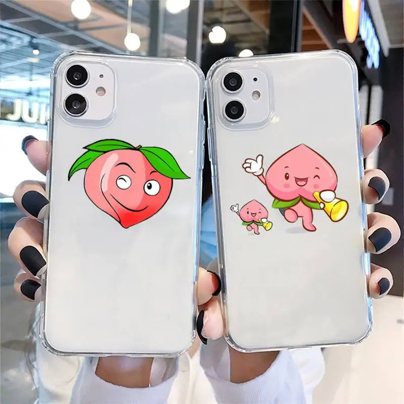 

Peaches peaches fruit Phone Case For iPhone SE2 11 11Pro XS MAX XR 7 8 6 Plus 5 5S SE 12 mini 12Pro Max