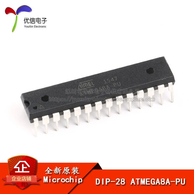 Оригинальная линия ATMEGA8A-PU AVR микроконтроллер/8 K Flash микроконтроллер DIP-28 - купить