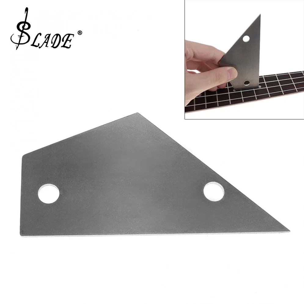 Slade 4 в 1 из нержавеющей стали lutiers Fret Finder рокер гитарные лады нивелирующий