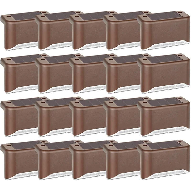 20 Pack Solar Deck Lights, Outdoor LED Solar Step Lighting Waterproof, Lamp for Patio, Stairs, Yard (Warm White)
20 Pack Solar Deck Lights, Outdoor LED Solar Step Lighting Waterproof, Lamp for Patio, Stairs, Yard (Warm White)