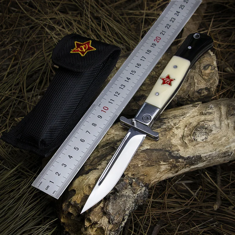 23 см Finka NKVD KGB Wit EDC ручной складной карманный нож черно-белый с полимерной Ручкой 440C Лезвие с зеркальной отделкой для кемпинга на природе
23 см Finka NKVD KGB Wit EDC ручной складной карманный нож черно-белый с полимерной Ручкой 440C Лезвие с зеркальной отделкой для кемпинга на природе