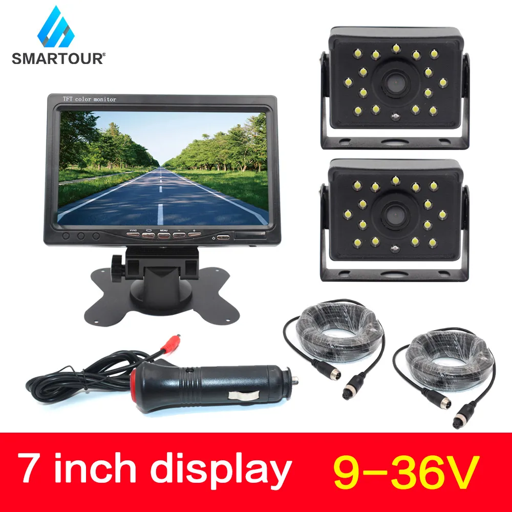 Smartour Bus HD Night Vision 4 Pin Rear View Camera Truck Camera For RV Trailer Caravan Excavator 7" Car Reverse AHD Monitor
Smartour Bus HD Night Vision 4 Pin Rear View Camera Truck Camera For RV Trailer Caravan Excavator 7" Car Reverse AHD Monitor