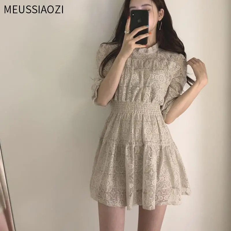 Chic Waist-Controlled Gentle Cute Girls Female 2021 Princesses Sexy Women Stylish All-Match Sweet Elegant Mini Dress lace dress
Chic Waist-Controlled Gentle Cute Girls Female 2021 Princesses Sexy Women Stylish All-Match Sweet Elegant Mini Dress lace dress
