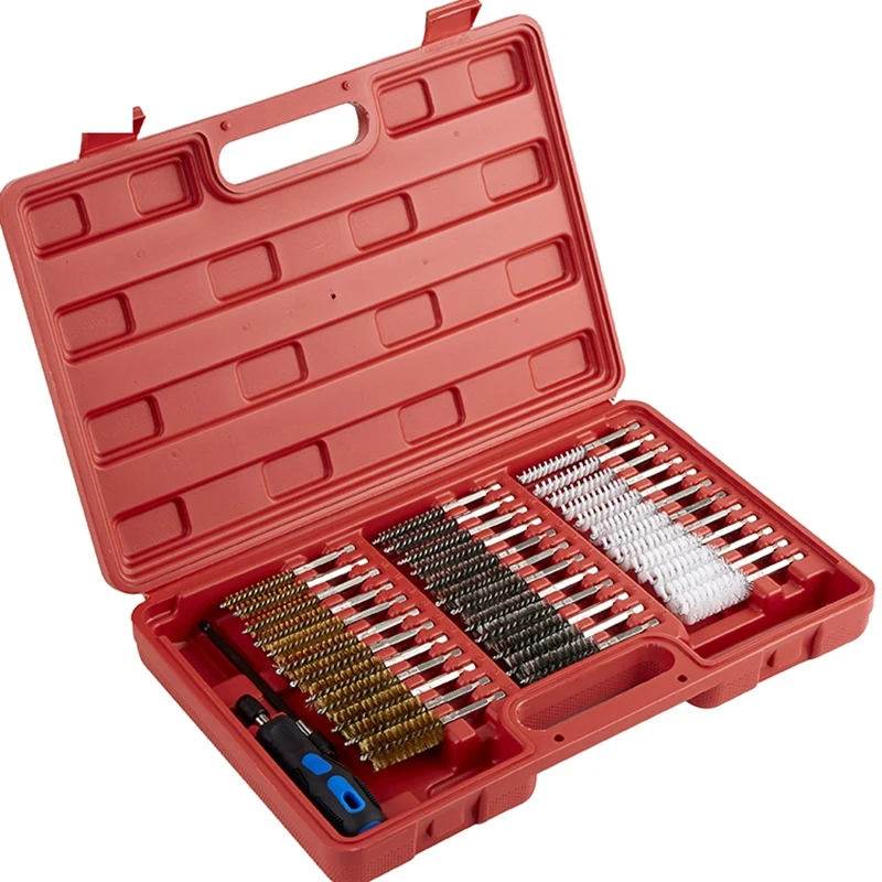 38Pc Brush Set Cleaning & Decarbonising Injector Tool Kit Steel Nylon Brass Cleaning Brush Set
38Pc Brush Set Cleaning & Decarbonising Injector Tool Kit Steel Nylon Brass Cleaning Brush Set