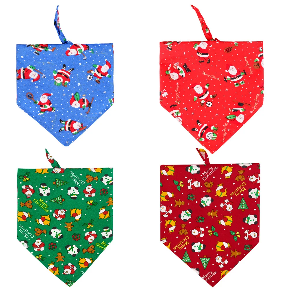 Pet Dog Christmas Bibs Scarf Dog Necktie Puppy Cute Collar Scarf Cat Dog Triangular Bandanas Bow Ties Pet Grooming Accessories
Pet Dog Christmas Bibs Scarf Dog Necktie Puppy Cute Collar Scarf Cat Dog Triangular Bandanas Bow Ties Pet Grooming Accessories