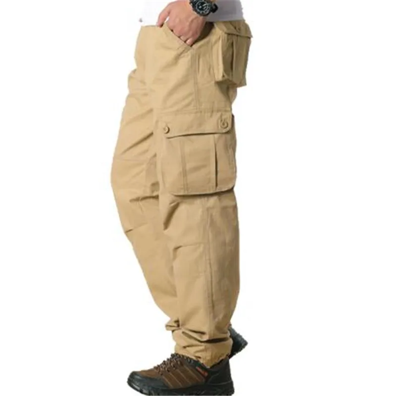 Men's Cargo Pants Casual Multi Pockets Military Tactical Pants Male Outwear Loose Straight Training pants Trousers sweatpants
Men's Cargo Pants Casual Multi Pockets Military Tactical Pants Male Outwear Loose Straight Training pants Trousers sweatpants