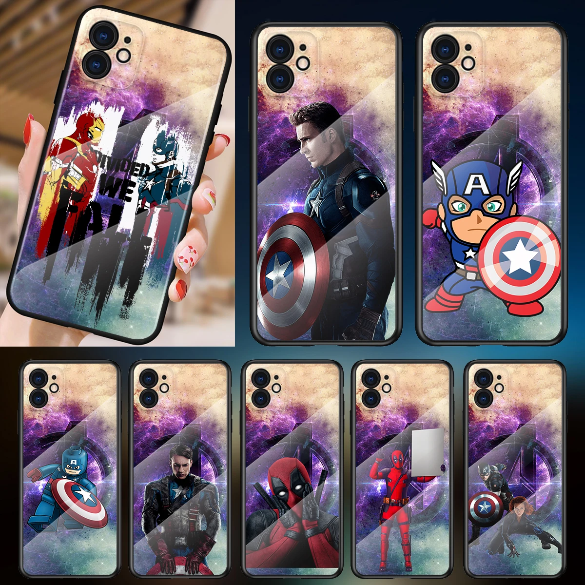 Tempered Glass Cover Art Hero Captain For Apple iPhone 12 11 8 7 6 6S XS XR SE X 2020 Pro Max Mini Plus Phone Case 
Tempered Glass Cover Art Hero Captain For Apple iPhone 12 11 8 7 6 6S XS XR SE X 2020 Pro Max Mini Plus Phone Case