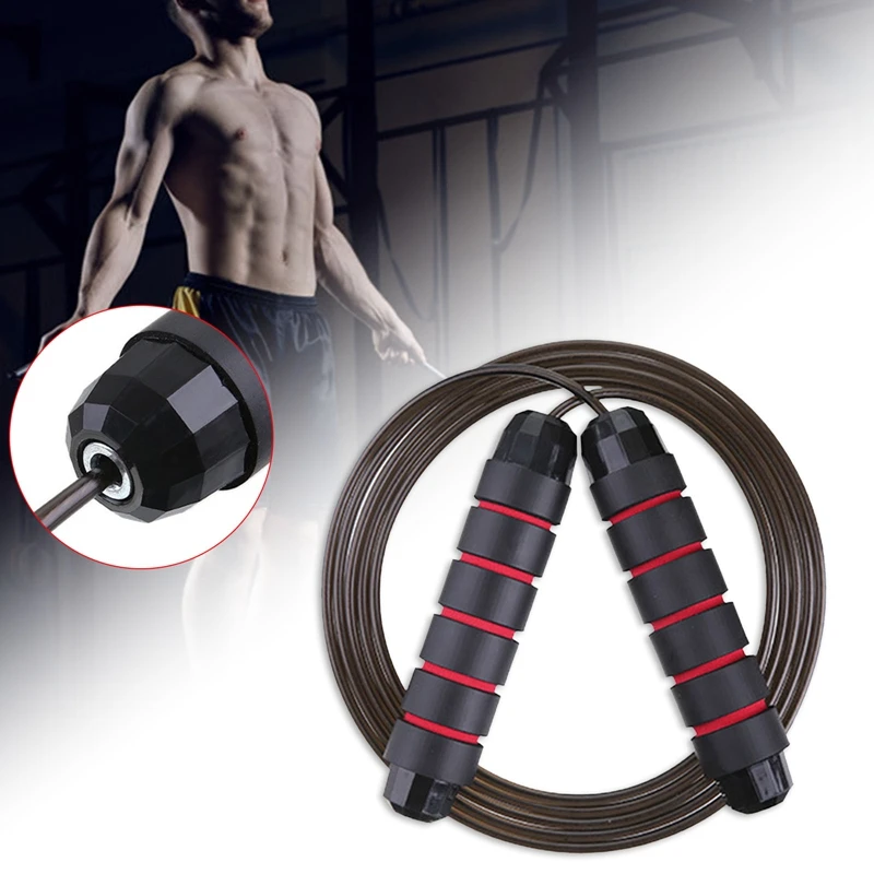 Jump Rope Free Rapid Speed Jumping Rope Cable with Ball Bearings Steel Skipping Rope Gym Fitness Home Exercise Slim Body
Jump Rope Free Rapid Speed Jumping Rope Cable with Ball Bearings Steel Skipping Rope Gym Fitness Home Exercise Slim Body