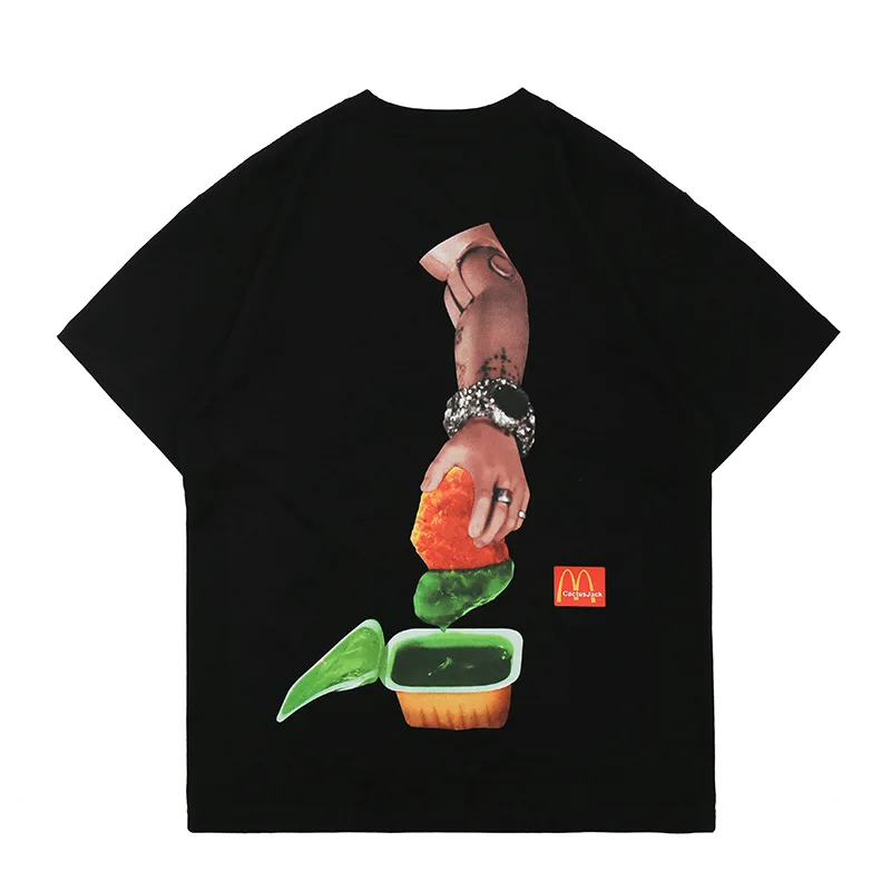 2021 Men Women Travis Scott Cactus Jack TS Rap Surrounding Doll Print Oversized T Shirt Working Clothing
2021 Men Women Travis Scott Cactus Jack TS Rap Surrounding Doll Print Oversized T Shirt Working Clothing