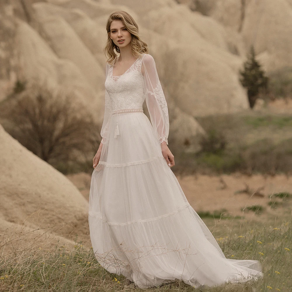 Rustic Tulle And Satin Wedding Dress Bohemian Simple Bridal Gown With Illusion Long Sleeves A Line 2 In 1 Vestidos De Novia 2021
Rustic Tulle And Satin Wedding Dress Bohemian Simple Bridal Gown With Illusion Long Sleeves A Line 2 In 1 Vestidos De Novia 2021