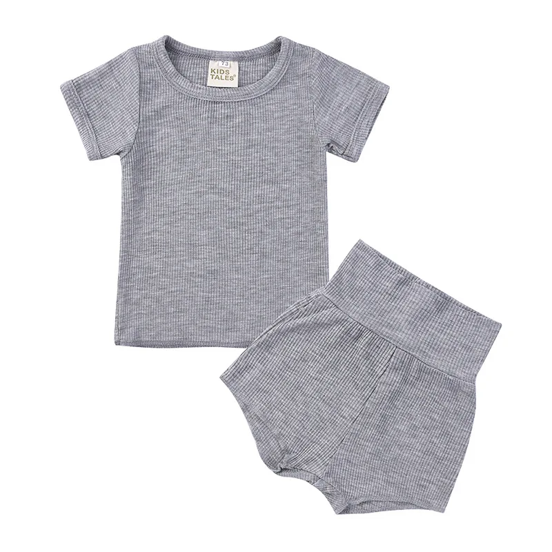 Baby Summer Clothing Newborn Kid Baby Boy Girl Clothes Short Sleeve Bodysuit Shorts Ribbed Solid 2Pcs Outfits Set
Baby Summer Clothing Newborn Kid Baby Boy Girl Clothes Short Sleeve Bodysuit Shorts Ribbed Solid 2Pcs Outfits Set