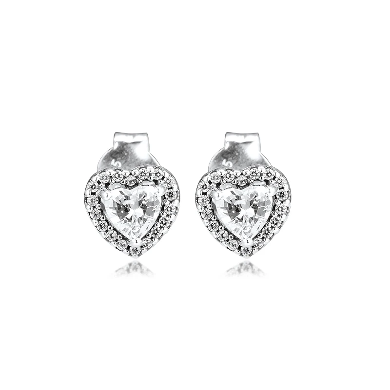 Sparkling Heart Stud Earrings 100% 925 Sterling-Silver-Jewelry Free Shipping
Sparkling Heart Stud Earrings 100% 925 Sterling-Silver-Jewelry Free Shipping