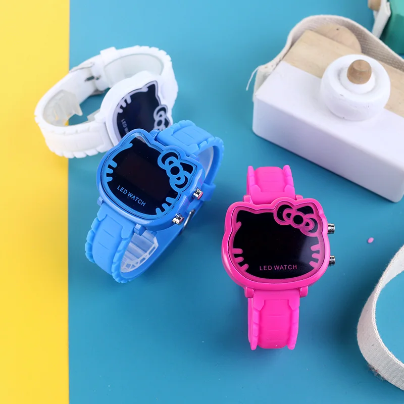 Hot Rubber Strap Kitty LED Children Watches for Girls Fashion Casual Child Watch Kids Digital Wristwatch Clock Montre Enfant
Hot Rubber Strap Kitty LED Children Watches for Girls Fashion Casual Child Watch Kids Digital Wristwatch Clock Montre Enfant