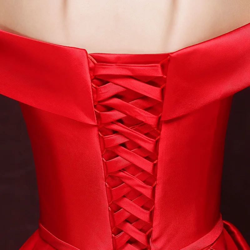 2021 New Simple Candy Color Satin Short Bridesmaid Dress Sexy Boat Neck Off The Shoulder Lace Up Fashion Slim Cheap Party Gown
2021 New Simple Candy Color Satin Short Bridesmaid Dress Sexy Boat Neck Off The Shoulder Lace Up Fashion Slim Cheap Party Gown